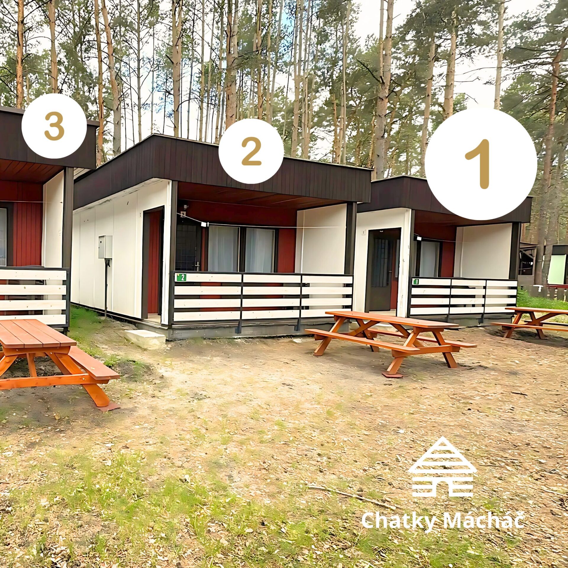 Chatky Mácháč - chatka 1